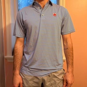 Striped Footjoy golf shirt Essex County Club